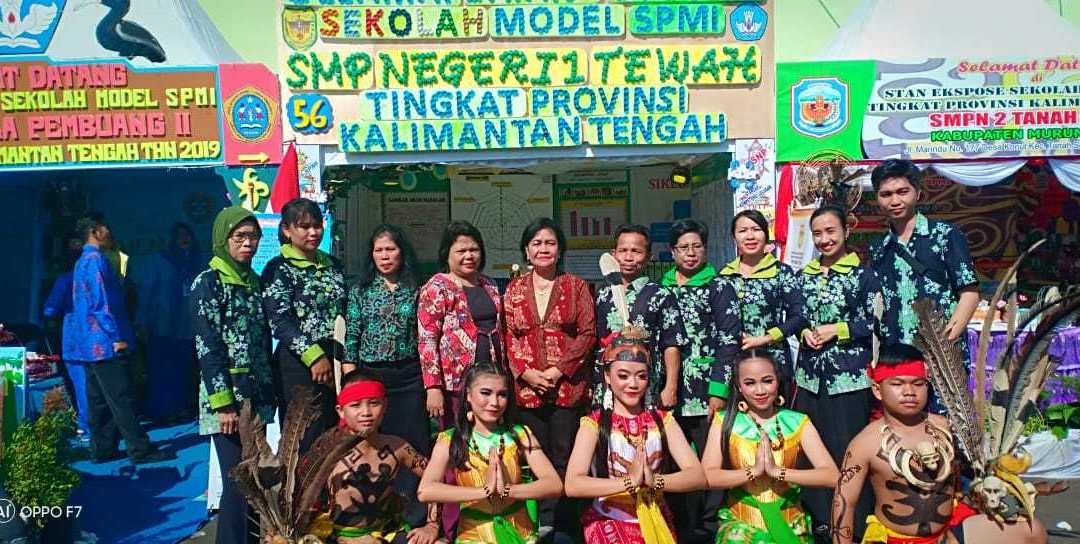 SMPN 1 Tewah, Mengikuti Ekspose Sekolah Model Tingkat Provinsi Kalteng